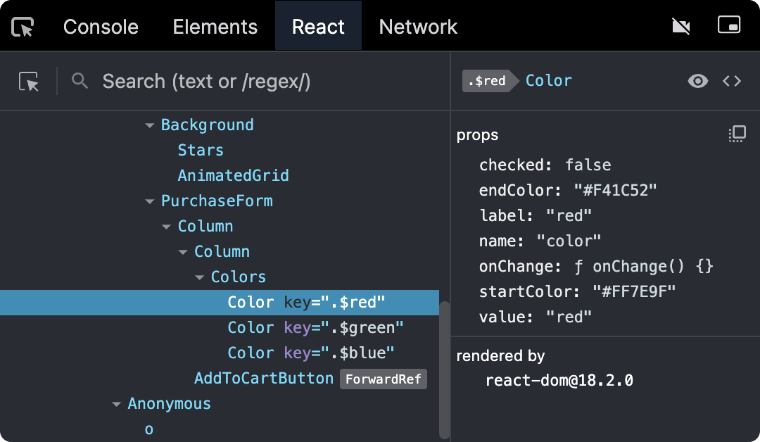 code panel