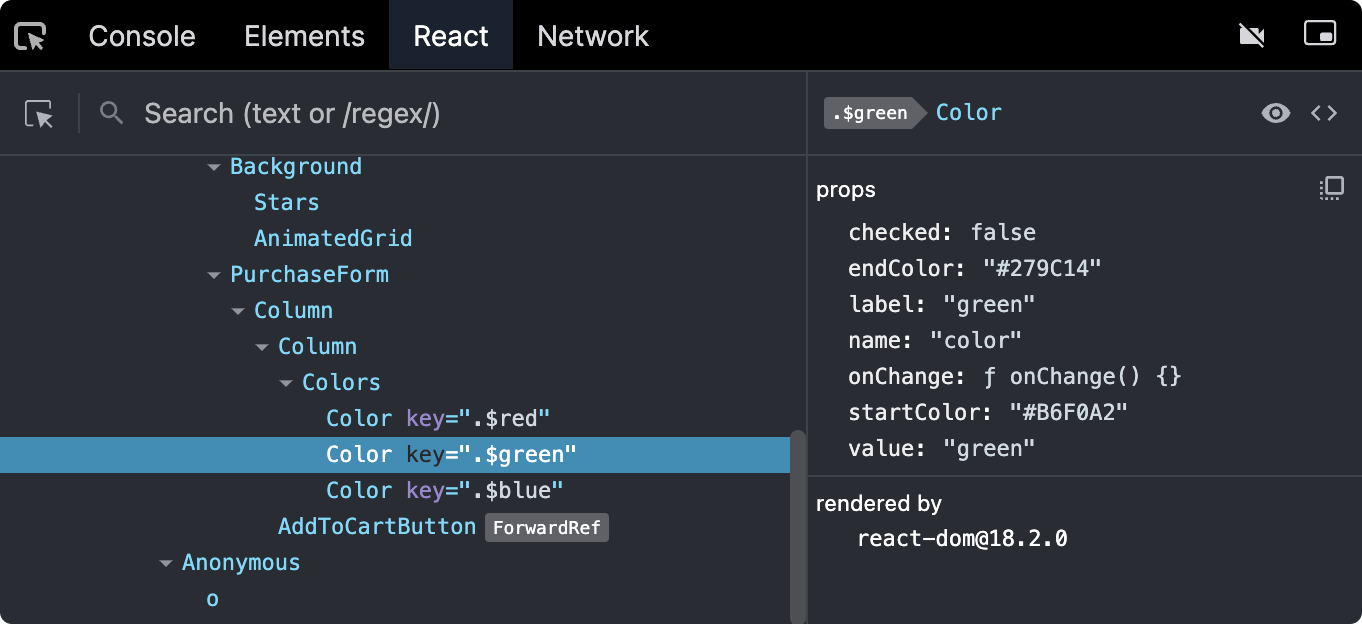 code panel