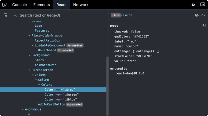 code panel