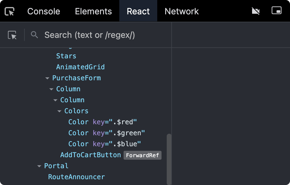 code panel